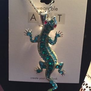 Wearable art by Roman lizard on 22 inch chain🌷🌷